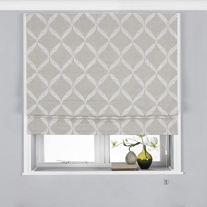 Grey - Front - Paoletti Olivia Roman Blind