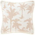Multicoloured - Front - Linen House Luana Palm Tree Square Pillowcase