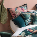Green-Pink - Back - Linen House Fernanda Duvet Cover Set