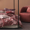 Multicoloured - Side - Linen House Taira Duvet Cover Set
