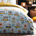 Blue - Back - Furn Twelve Days of Christmas Duvet Cover Set