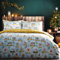 Blue - Front - Furn Twelve Days of Christmas Duvet Cover Set