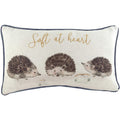 Natural-Grey-Brown - Front - Evans Lichfield Oakwood Hedgehog Cushion Cover