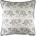 White-Grey-Black - Front - Evans Lichfield Safari Tiger Cushion Cover