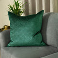 Emerald Green - Back - Paoletti Florence Cushion Cover