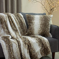 Brown-Cream - Back - Paoletti Fawn Throw