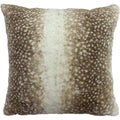 Brown-Cream - Front - Paoletti Fawn Cushion Cover