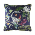 Blue-Green-Grey - Front - Evans Lichfield Jungle Lemur Cushion Cover
