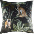 Black-Green-Yellow - Front - Evans Lichfield Kibale Animals Cushion Cover