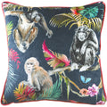 Blue - Front - Evans Lichfield Jungle Monkey Cushion Cover