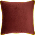 Burgundy-Gold - Side - Furn Forest Stag Cushion Cover