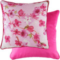 Magenta - Back - Evans Lichfield Cherry Blossom Cushion Cover