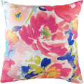 Multicoloured - Front - Evans Lichfield Aquarelle Floral Cushion Cover