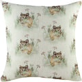 Brown-Green - Front - Evans Lichfield Hedgerow Mouse Cushion Cover