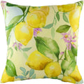 Yellow-Green-Pink - Front - Evans Lichfield Fruit Lemon Cushion Cover