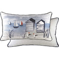 Blue-Grey-Black - Back - Evans Lichfield Nautical Beach Hut Cushion Cover