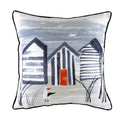 Blue-Grey-Black - Side - Evans Lichfield Nautical Beach Hut Cushion Cover