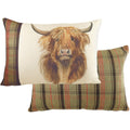 Multicoloured - Back - Evans Lichfield Hunter Highland Cow Cushion Cover