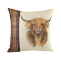 Multicoloured - Side - Evans Lichfield Hunter Highland Cow Cushion Cover