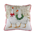 Multicoloured - Front - Evans Lichfield Geese Christmas Cushion Cover