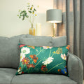 Emerald Green - Back - Paoletti Wild Fauna Cushion Cover