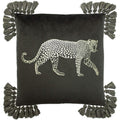 Grey - Front - Paoletti Roscoe Cushion Cover