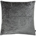 Smoke - Front - Ashley Wilde Kassaro Crushed Velvet Cushion Cover