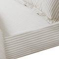 Natural - Front - The Linen Yard Hebden Fitted Sheet