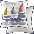 Multicoloured - Back - Evans Lichfield Nautical Cushion Cover