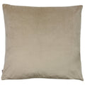 Sand-Mocha Brown - Side - Ashley Wilde Nevado Jacquard Velvet Cushion Cover