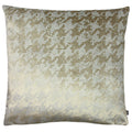 Sand-Mocha Brown - Front - Ashley Wilde Nevado Jacquard Velvet Cushion Cover