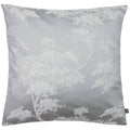 Silver - Front - Ashley Wilde Jacquard Satin Japonica Cushion Cover