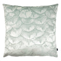 Sea Green-Light Green - Front - Ashley Wilde Jaden Velvet Cushion Cover