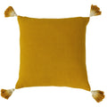Ochre Yellow - Back - Furn Eden Slub Cushion Cover