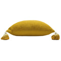 Ochre Yellow - Side - Furn Eden Slub Cushion Cover