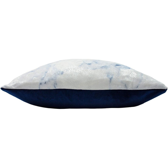 Ink-Royal Blue - Side - Furn Ashley Wilde Cinnabar Marble Cushion Cover