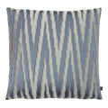 Sky Grey-Steel Blue - Front - Ashley Wilde Fenix Printed Cushion Cover
