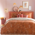 Apricot - Side - Furn Kindred Abstract Duvet Cover Set