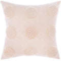 Peach - Front - Linen House Haze Tufted Cushion Cover