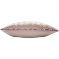 Rose Gold-Blush - Side - Ashley Wilde Nevado Jacquard Velvet Cushion Cover