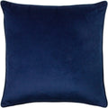Navy - Back - Paoletti Hortus Bee Cushion Cover