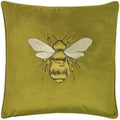 Olive - Front - Paoletti Hortus Bee Cushion Cover