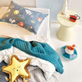 Blue - Lifestyle - Linen House Childrens-Kids Space Race Duvet Cover Set