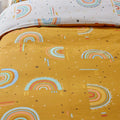 Mustard Yellow - Lifestyle - Little Furn Childrens-Kids Rainbow Duvet Cover Set