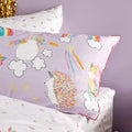 Lilac - Lifestyle - Linen House Childrens-Kids Unicorniverse Duvet Cover Set