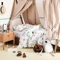 White - Side - Linen House Childrens-Kids Down By The River Duvet Cover Set