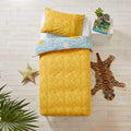 Teal - Back - Little Furn Wild Friends Duvet Cover Set