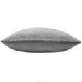 Dove Grey-Silver - Side - Ashley Wilde Wick Organic Motif Cushion Cover