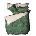 Green-Taupe - Front - Linen House Livia Duvet Cover Set