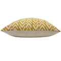 Ochre Yellow-Cream - Side - Furn Rocco Patterned Cushion Cover